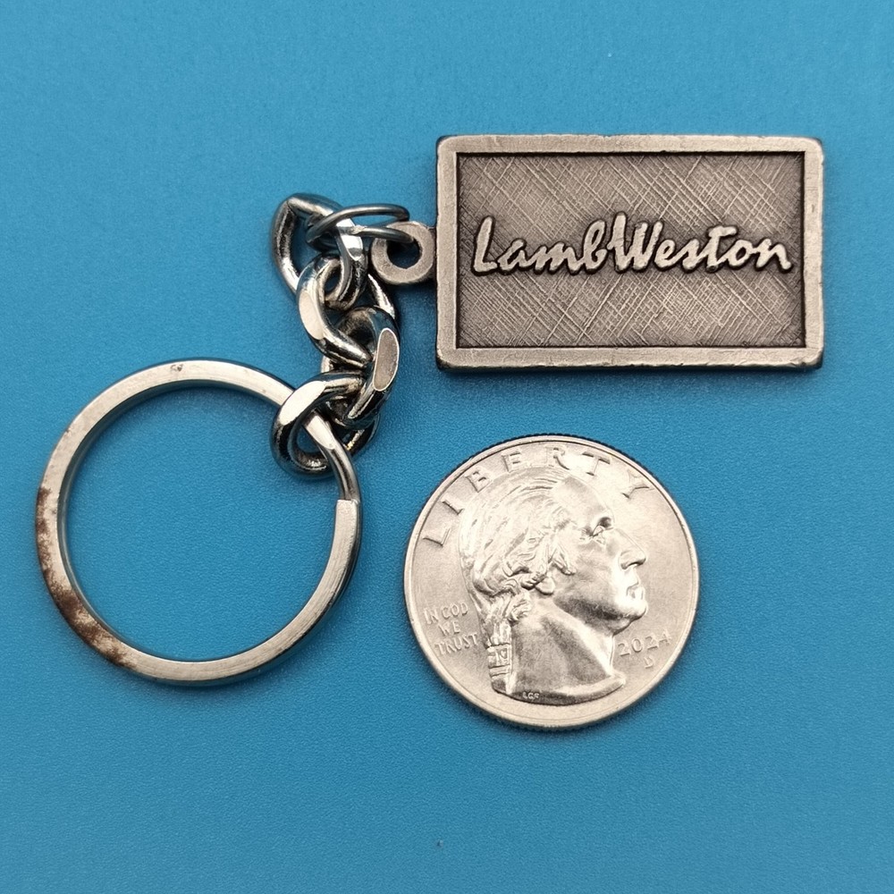 LambWeston Keychain Metal Split Ring Logo Key Ring