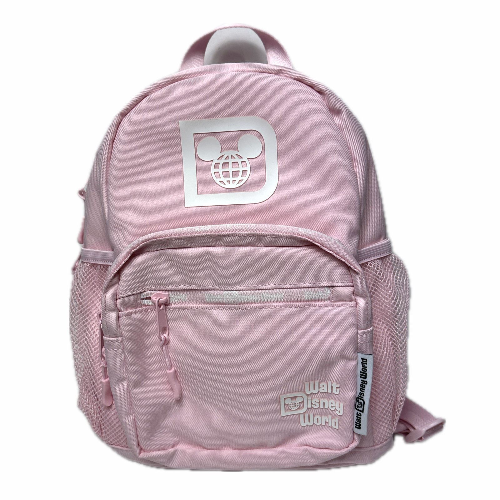 Disney Parks Walt Disney World Logo Backpack Medium 13" Pink Shoulder Bag