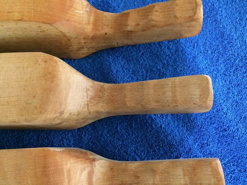 Wooden Panel Beater Slapping Hammers with Leather Straps