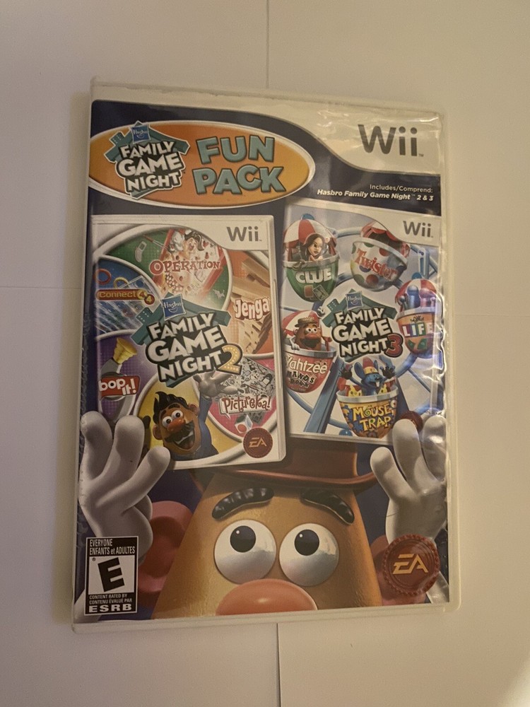 Nintendo Wii | Family Game Night Fun Pack | 2011 | Case only | NO game