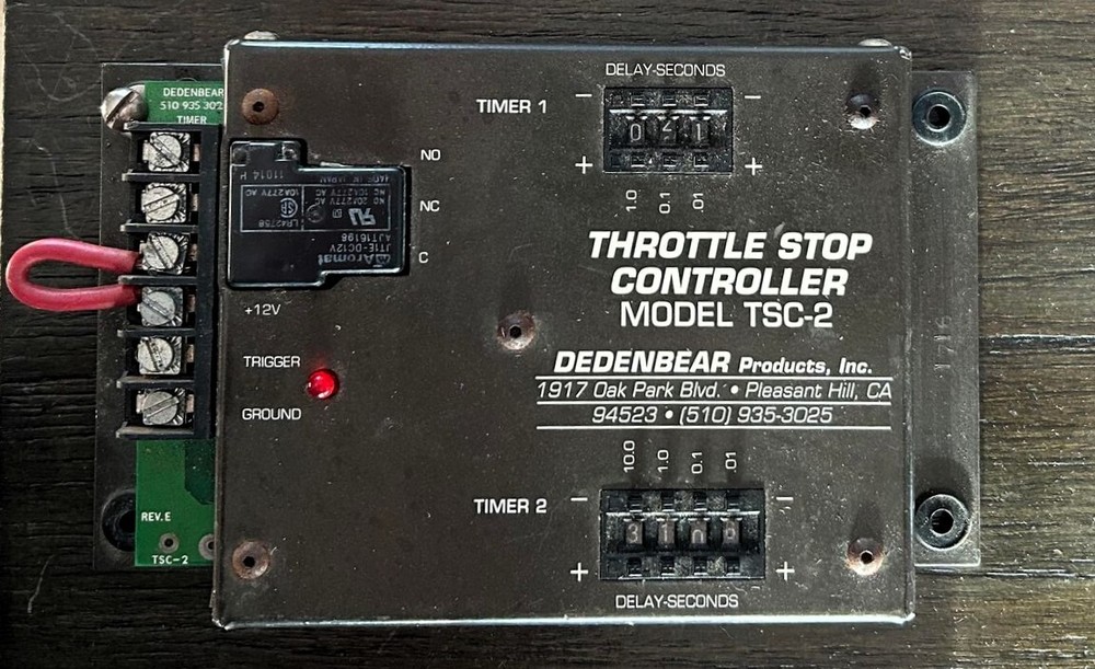 DEDENBEAR  THROTTLE STOP CONTROLLER TSC-2 - Used for Drag Racing