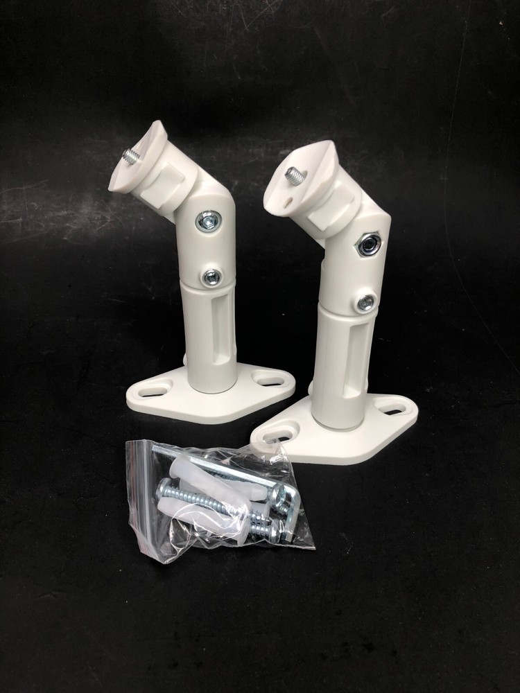 Wall Mount Ceiling Bracket for Bose Lifestyle Cube Speaker - Pair - White