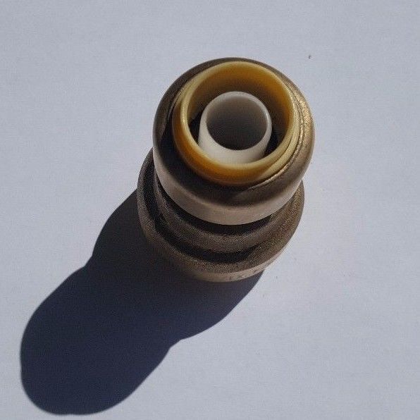 1 PIECE 3/4" X 1/2" PUSH FIT REDUCER COUPLING NEW!