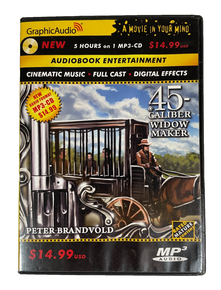 Graphic Audio Book .45 CALIBER 5 Widow Maker MP3-CD Western