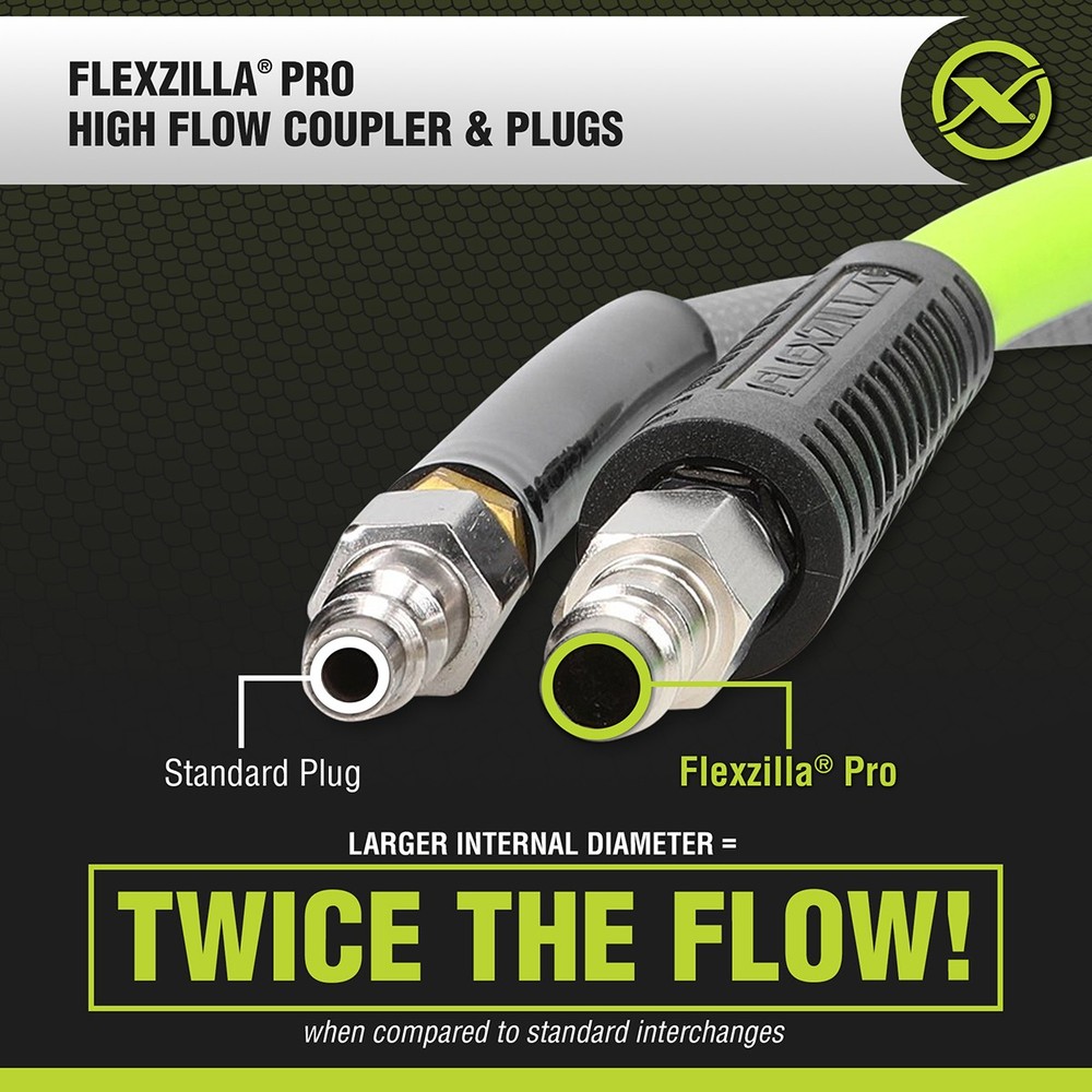 Flexzilla Legacy Pro 14-Piece High Flow Coupler & Plug Set (A53458FZ)