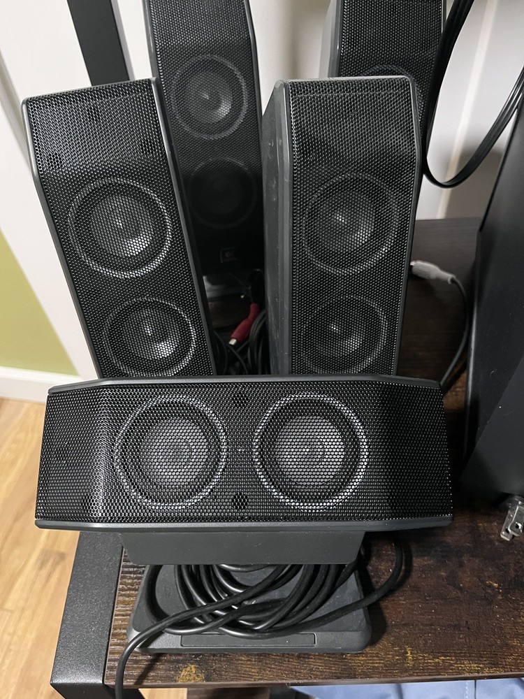 Logitech X-540 5.1 Surround Sound Computer Speaker System Subwoofer Control Pod