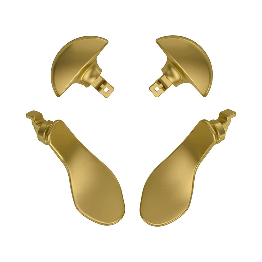 4PCS Gold Stainless Steel Back Button Paddles For PS5 Edge Controller Accessory
