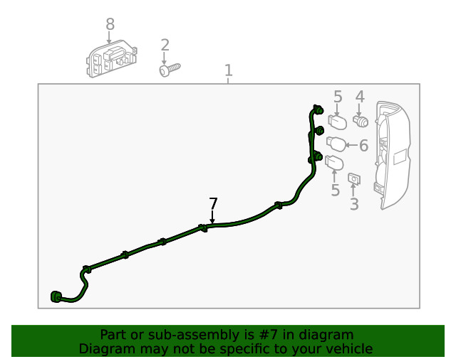Genuine GM Socket & Wire 84233594