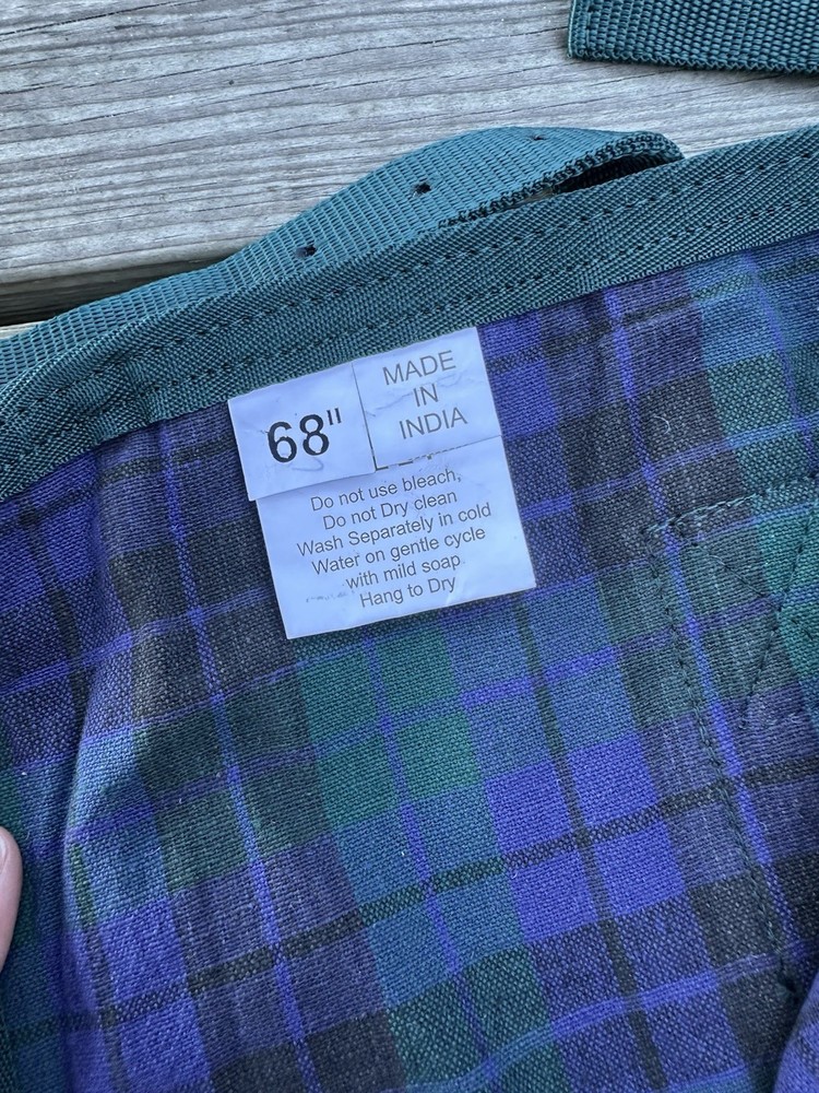 Navy And Hunter Green 68” Stable Sheet