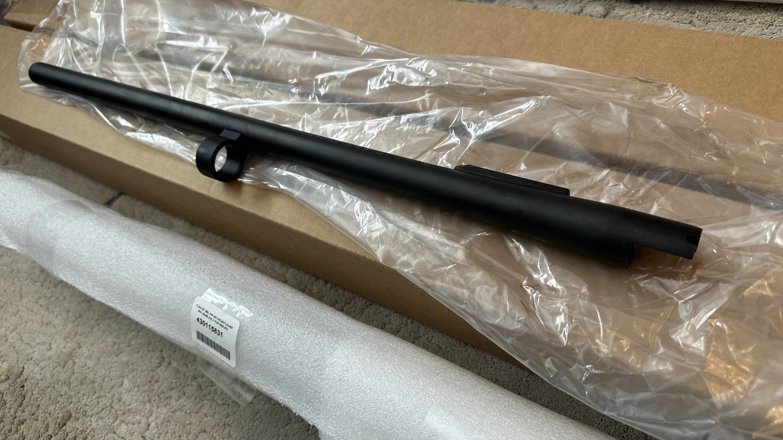 Remington 870 Express rifled slug barrel 12 ga 23" with cantilever mount base