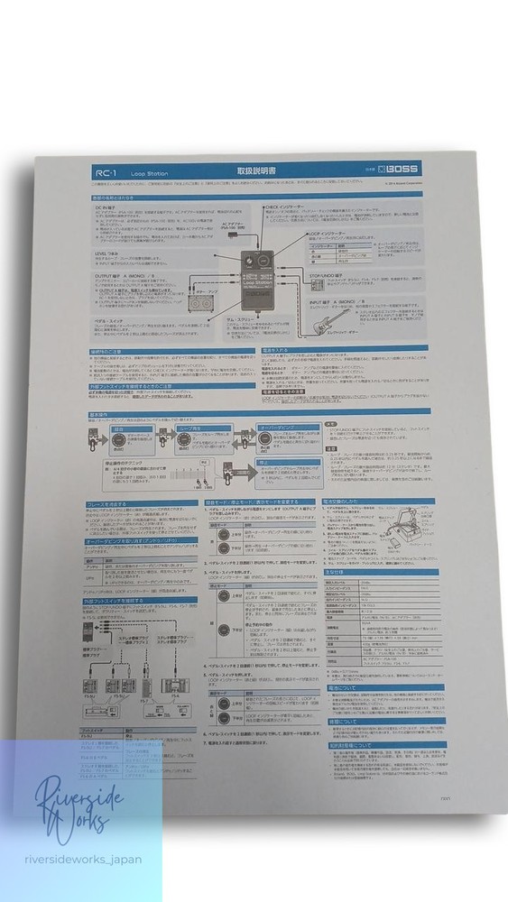 BOSS RC-1 Loop Station Guitar Effects Pedal