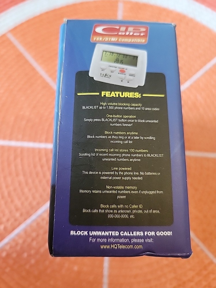 T-Lock Call Blocker - Version 5 (Latest) White