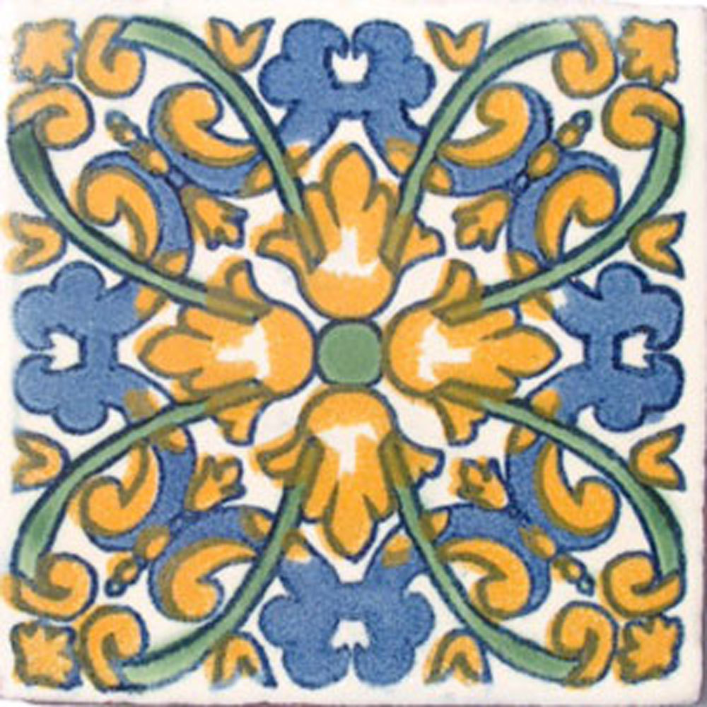 #C033 MEXICAN CERAMIC HANDMADE TALAVERA TILE SETS