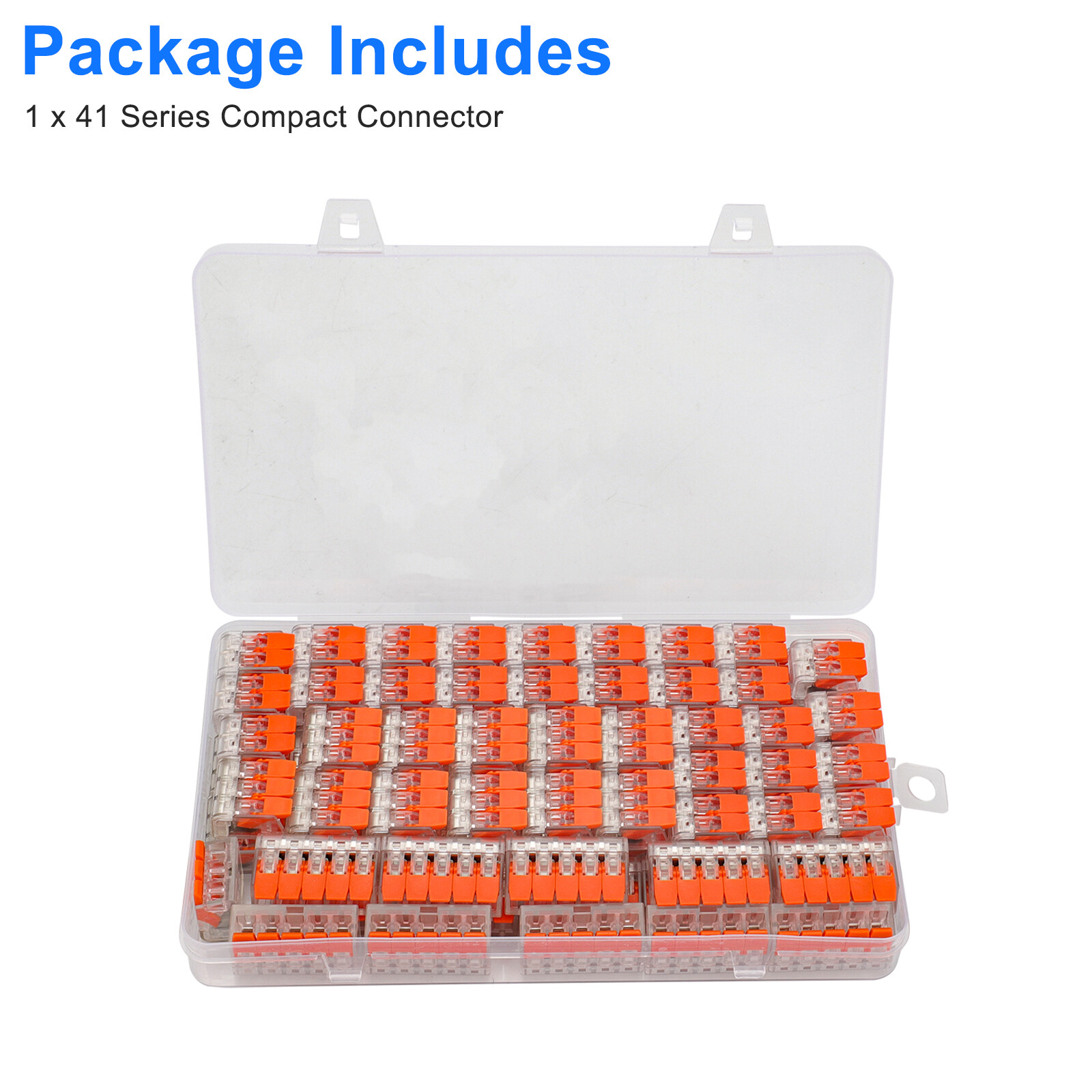 90Pcs For Wago 221 Lever Nuts Compact Splicing Wire Connectors - 2/3/5 Terminal