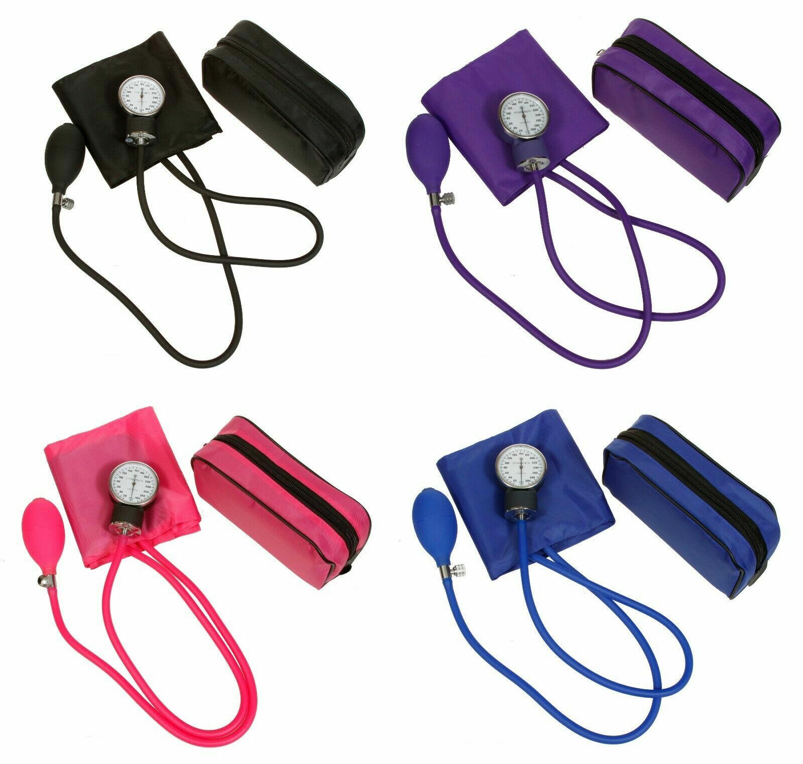 Manual Blood Pressure Monitor BP Cuff Gauge Aneroid Sphygmomanometer Machine Kit