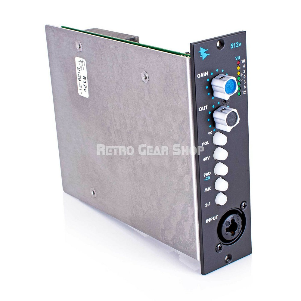 API 512v 500 Series Discrete Microphone/Line Preamp