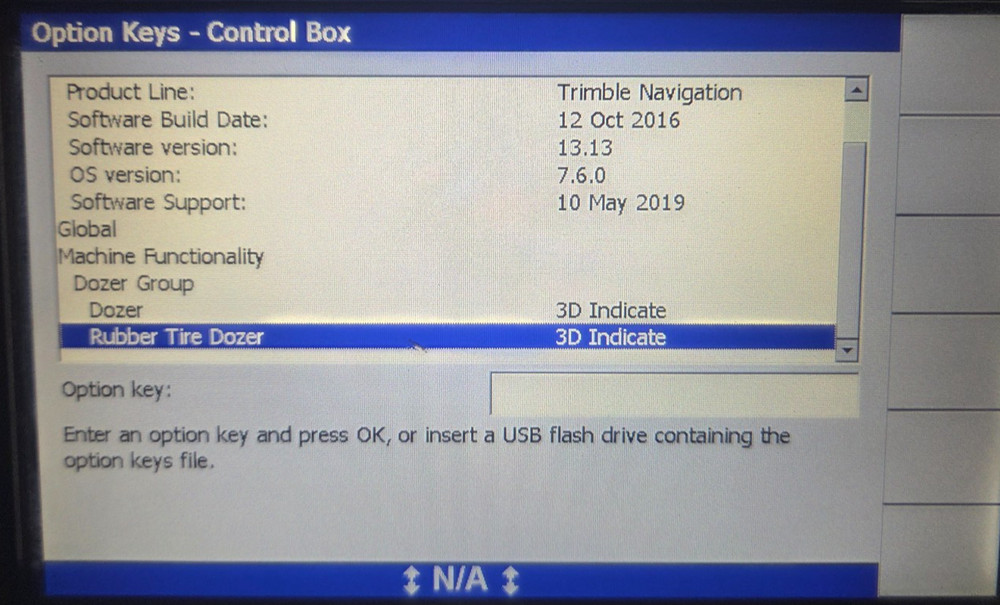 Trimble GCS900 GPS Machine Control CB460 Dozer Display, MS990 Cable