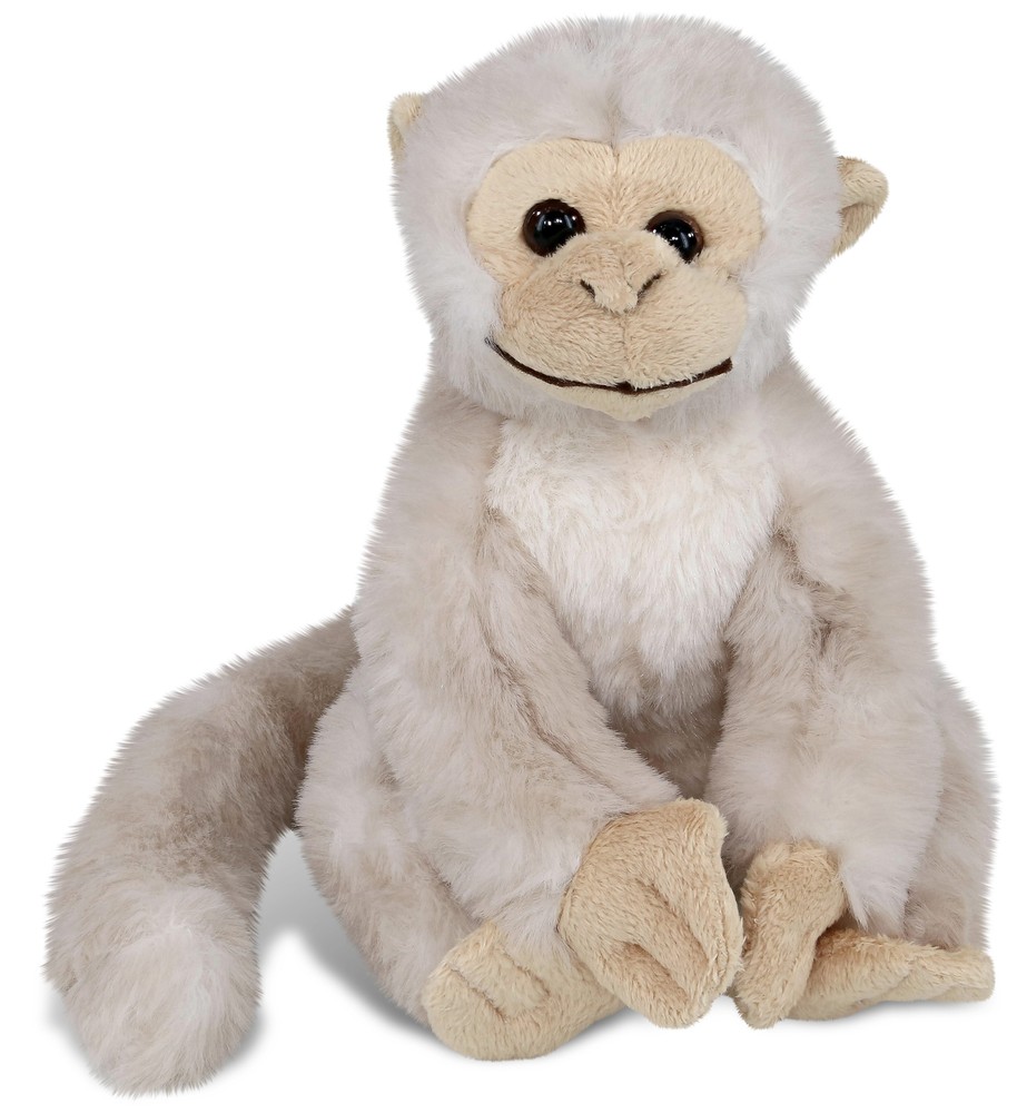 SUPER SOFT PLUSH - WHITE SQUIRREL MONKEY