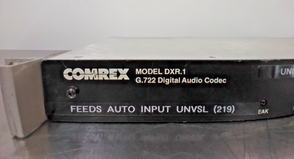 Comrex DXR.1, G722 Digital Audio Codec