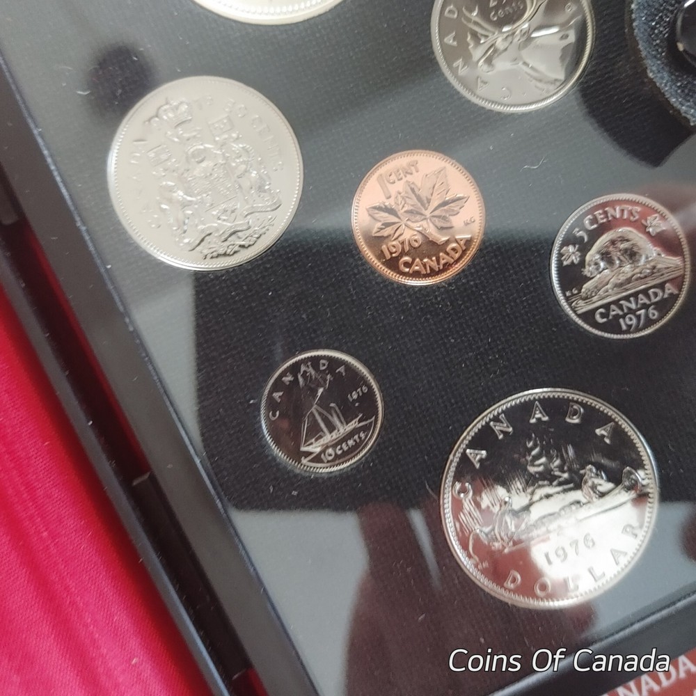 1976 Canada 7 Coin Proof Set - With Special Edition Silver Dollar #coinsofcanada