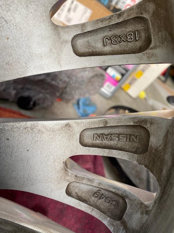 Nissan/infinity Wheel