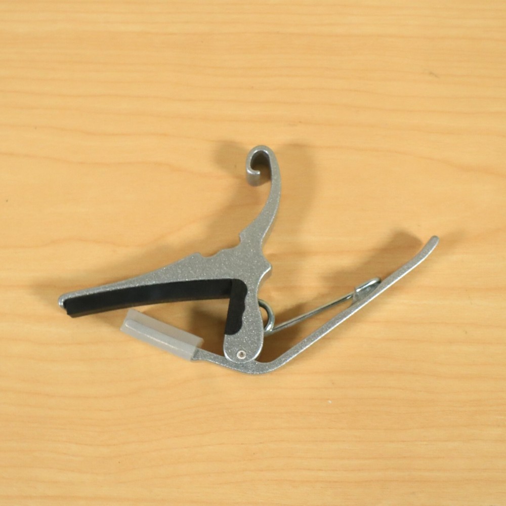 Kyser Quick-Change Capo – 6 For Acoustics String Silver Guitar