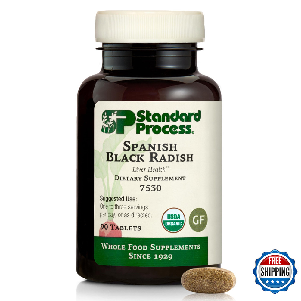 Standard Process Spanish Black Radish Liver & Gallbladder Support 90 Tablets