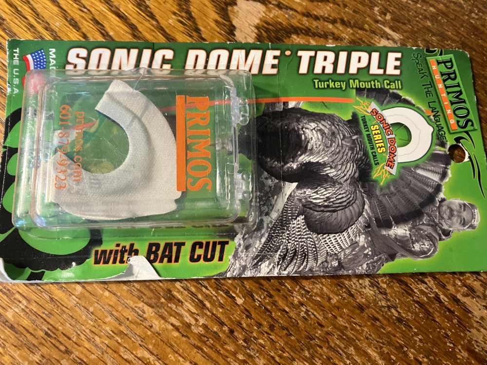 Sonic Dome Triple turkey call Bat cut