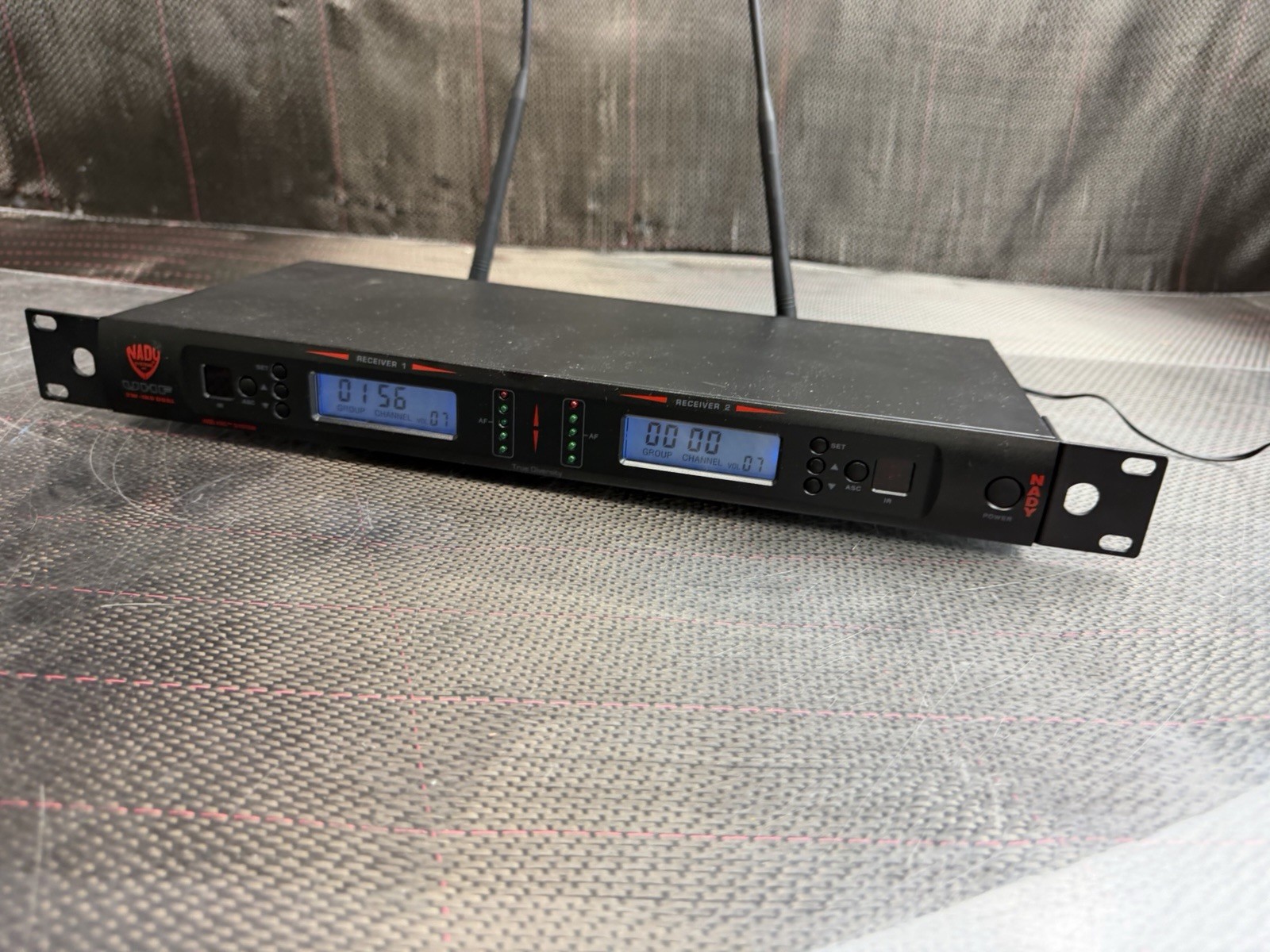 Nady 2W-1KU *Receiver Only* 1,000-Channel Dual UHF Ships Fast VGC!