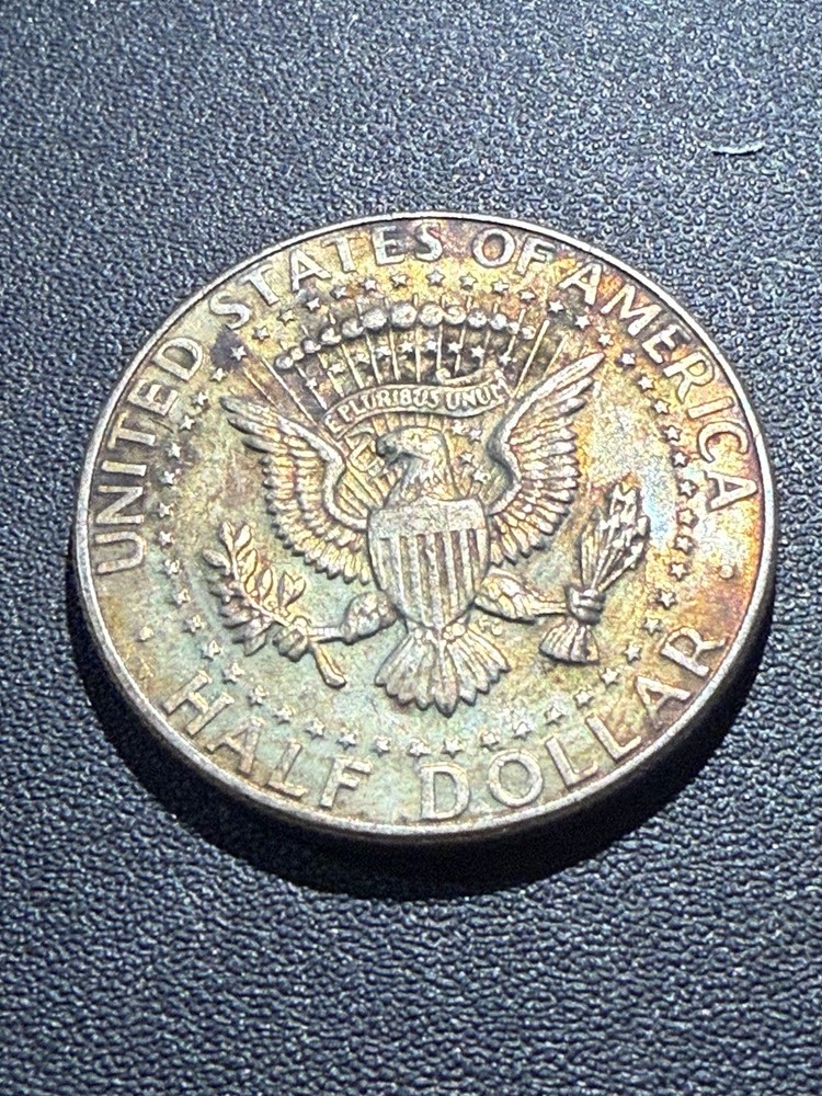 1986 - D Kennedy Half Dollar TONED
