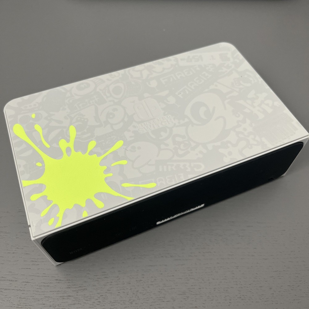 Nintendo Switch OLED Splatoon 3 Dock ONLY Special Edition Comple
