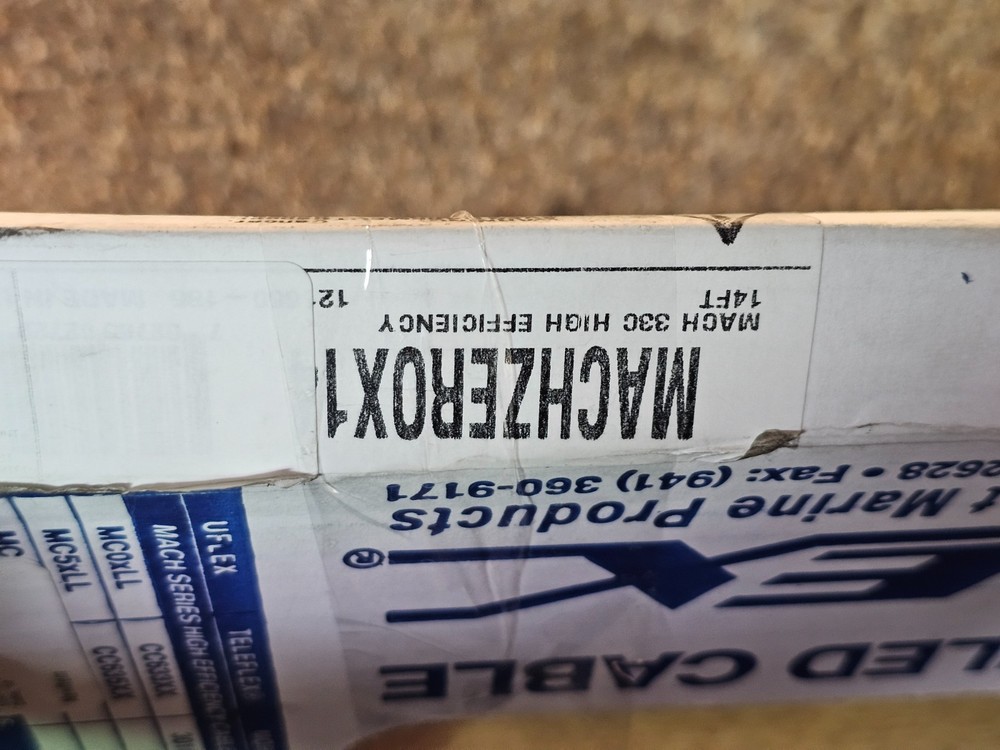 Uflex MACHZEROX14 Engine Control Cable 14' Length 3.4" Stroke 10-32 Thread