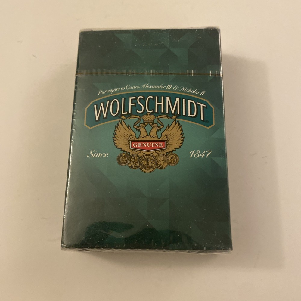 Wolfschmidt Vodka Playing Cards Promo Sealed