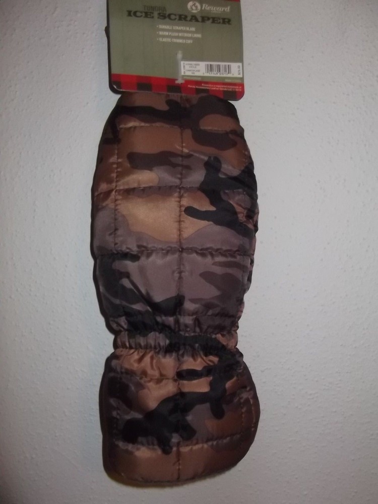ICE SCRAPER - BROWN CAMO - ONE SIZE  (AC-26-92)
