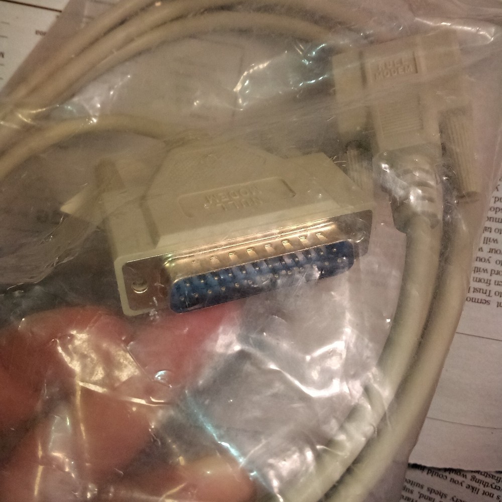 SATO CL4XXe - Epson Null Modem Cable - Beige - SEALED