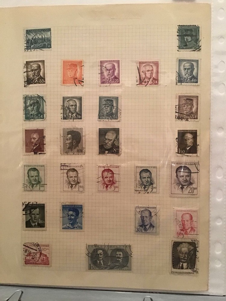 Czechoslovakia stamps page R24331