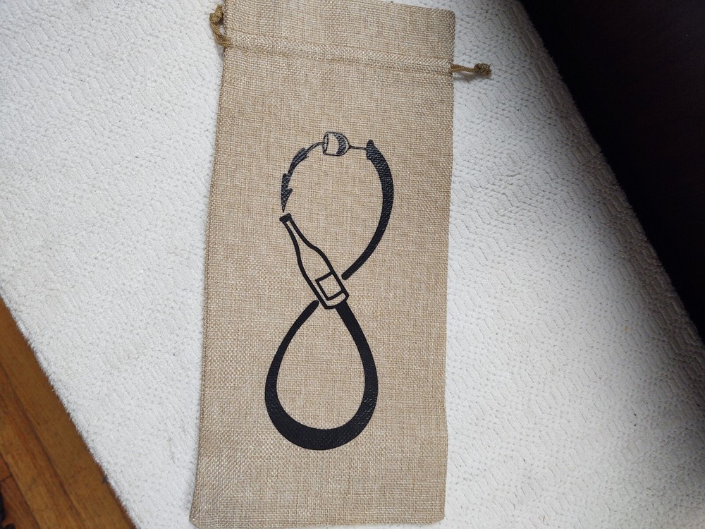 CANVAS WINE BOTTLE HOLDER NEW HANDMADE