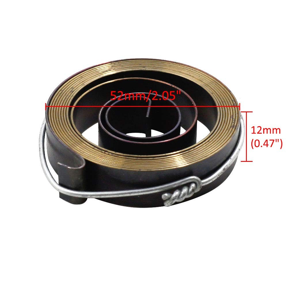 12mm/0.5" Width Drill Press Spring, Quill Feed Return Coil Spring Assembly - ...