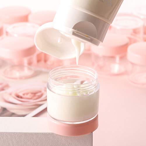 100 Pieces 20g Sample Containers with Lids，Refillable Cosmetic Containers