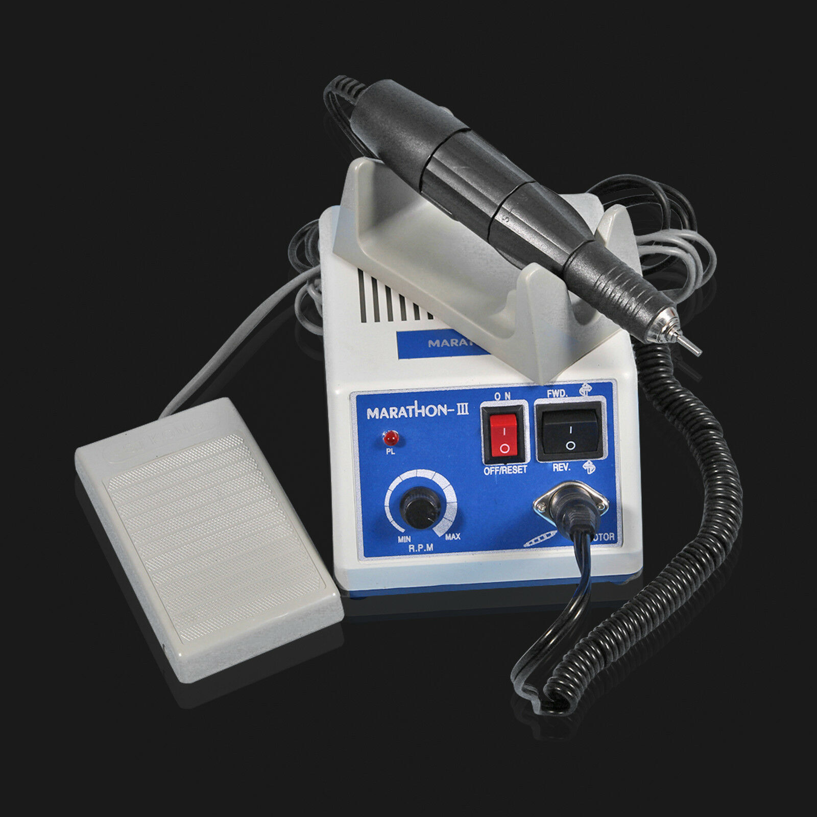 Dental Lab Marathon Electric Micromotor Polishing Unit + 35K rpm Motor Handpiece