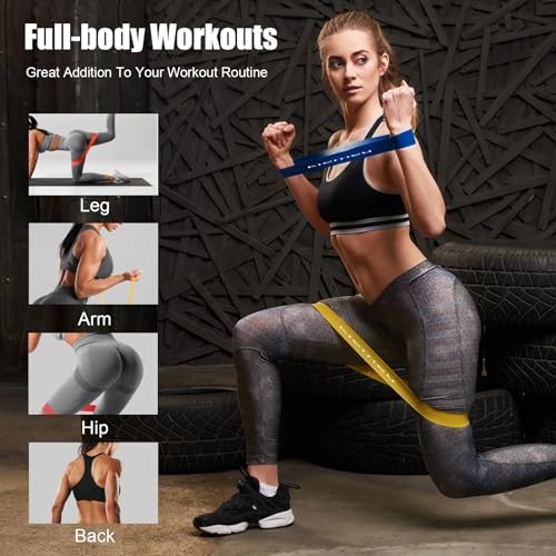 Mini Loop Resistance Bands for Working Out Legs, Elastic Stretch Bands for