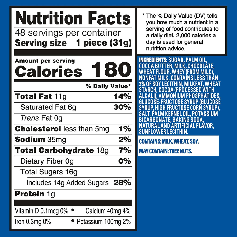 OREO Creme Filled Chocolate Candy Easter Egg, Bulk Easter Candy, 48 - 1.09 Oz Eg