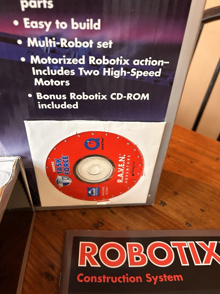 ROBOTIX R.A.V.E.N. 98720 Construction System Extremely Rare HTF 1998 Complete!