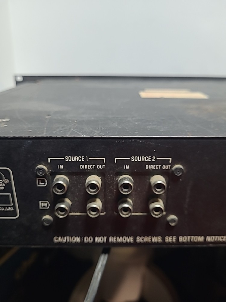 Technics SH-9020M Peak Average Meter Unit 3 Input Selector