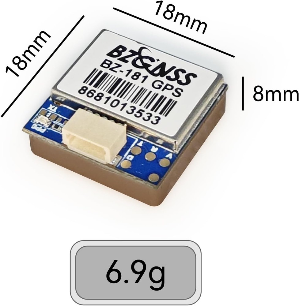 BZGNSS BZ-181 FPV GPS Module - Dual Protocol M10 Drone for RC Drone...