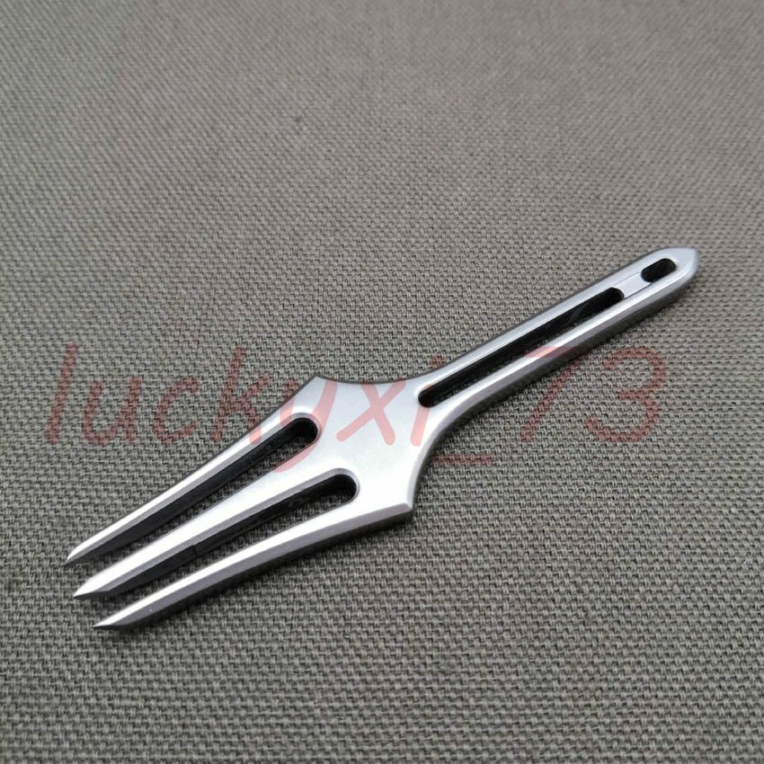 TC4 titanium Multifunction Crowbar Harpoon fork outdoor camping tool EDC