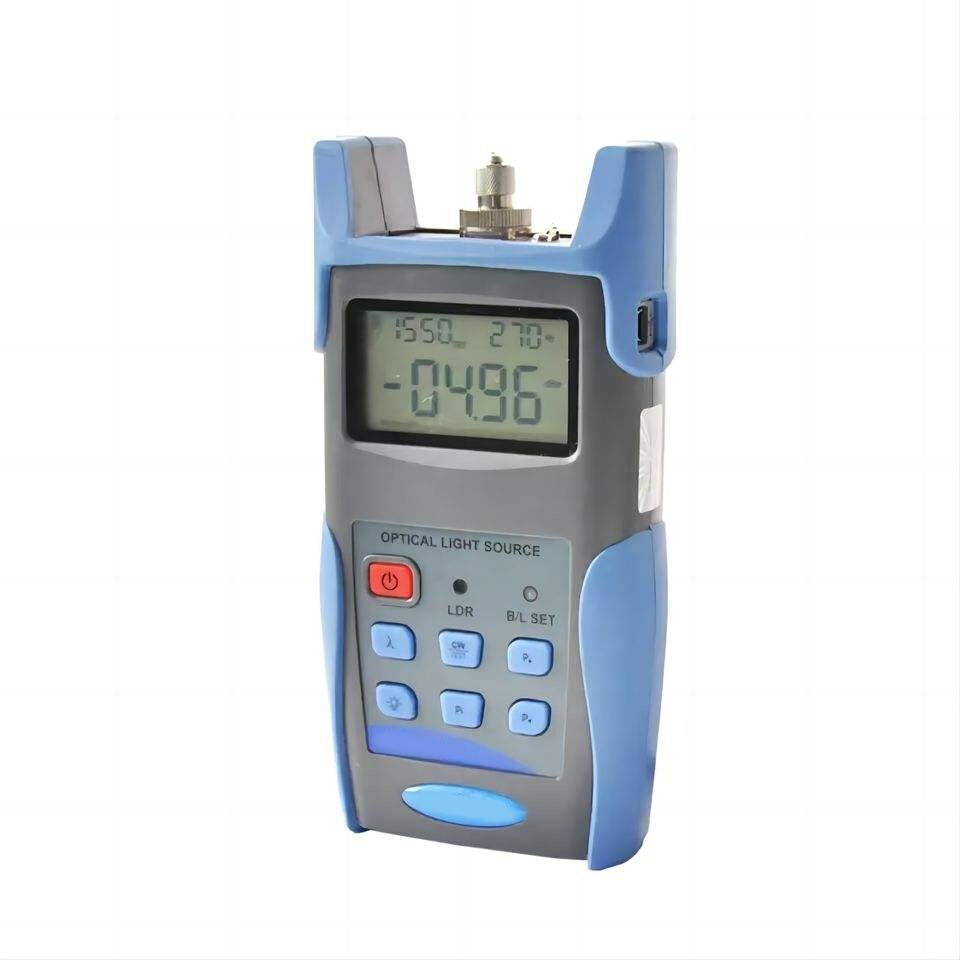 Handheld Optical Fiber Tester Power Adjustable Light Source with -5