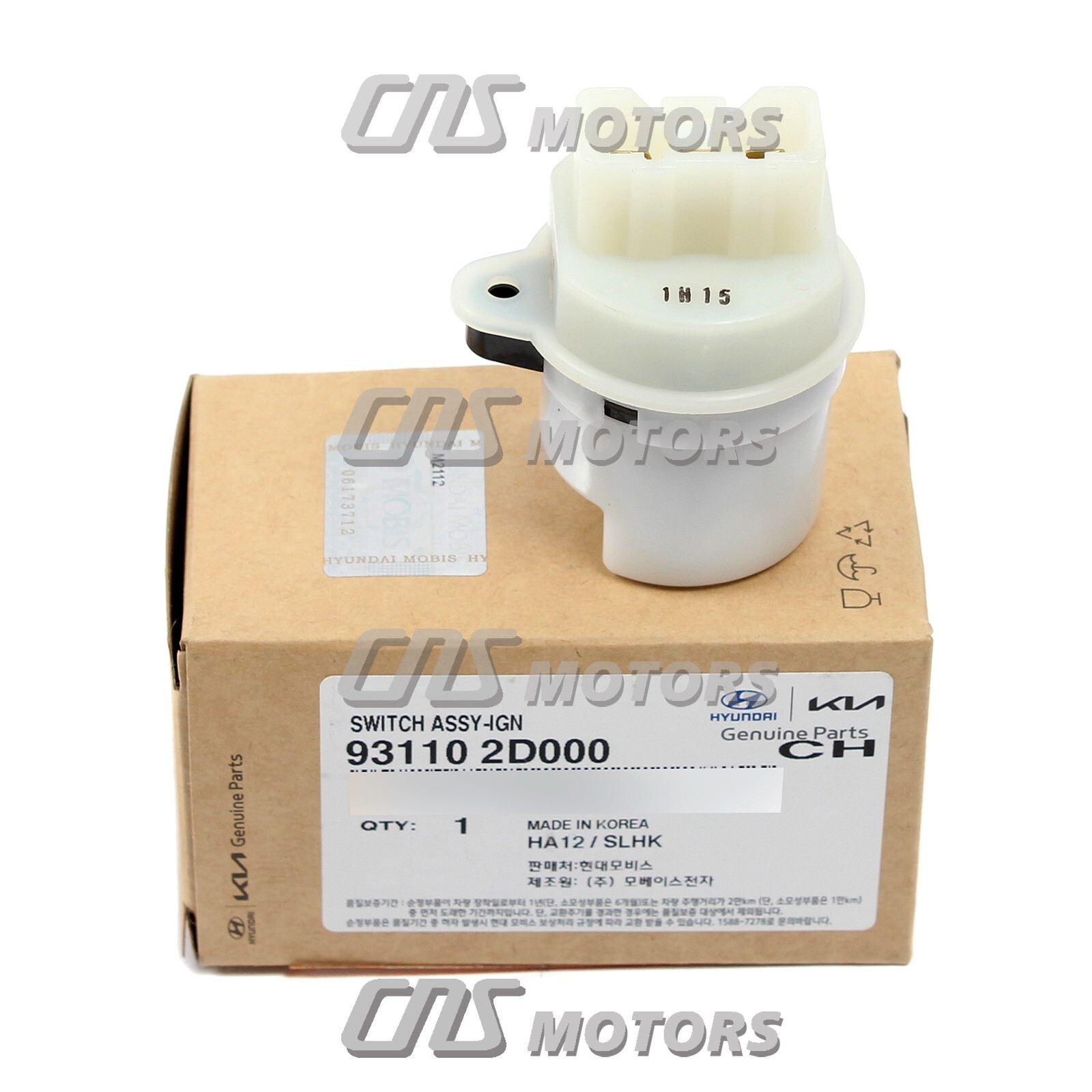GENUINE Ignition Starter Switch for 2001-2010 Hyundai Kia OEM 931102D000