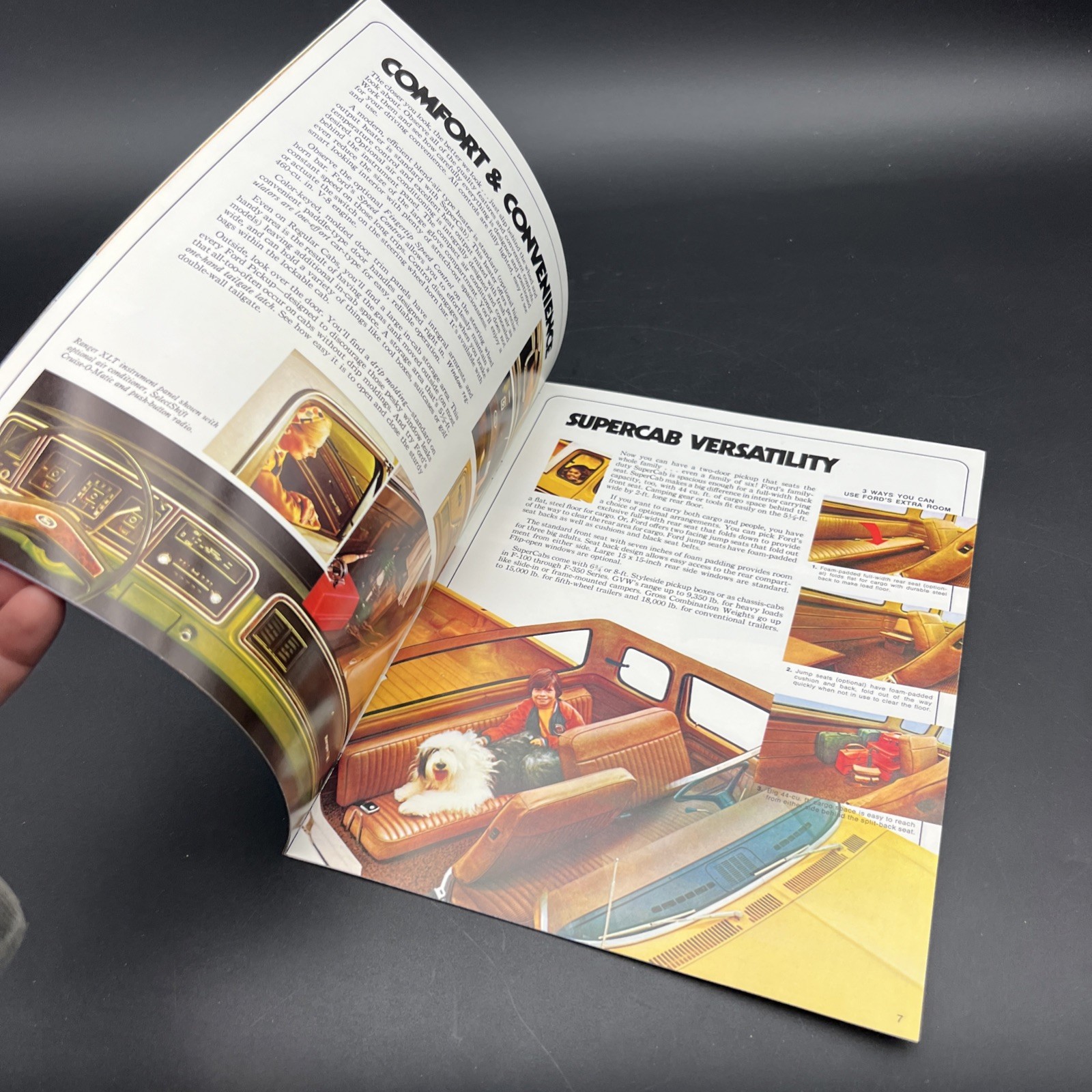 Vtg Orig 1976 Ford Pickups Dealer Sales Catalog Truck Brochure Specs Colors USA