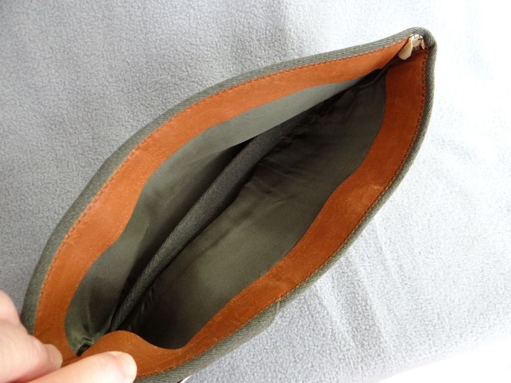 WWII US Marine Corps Officers Overseas Cap with Pin Back Captain Bar, USMC